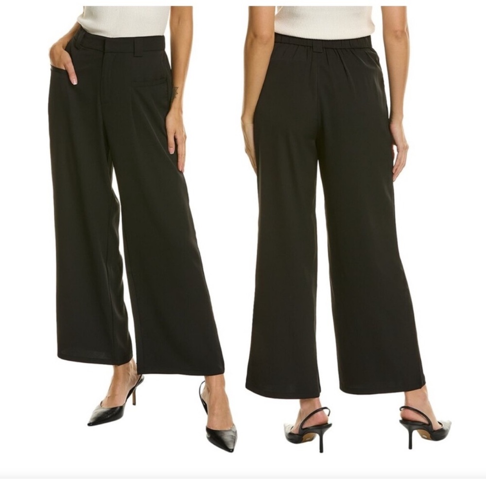 Area Stars Women’s Black Wide Leg Pants Size L NWT